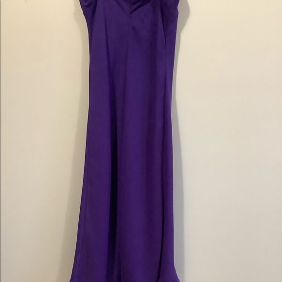 Womens Purple Long Dress. Size 3-4. - Picture 5 of 10